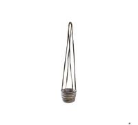 Cache-pot suspendu en jute naturelle - Idéal pour plantes d'intérieur