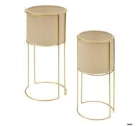 Cache-pot Zigy doré 28x28cm - Atmosphera createur d'interieur