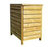 Cache poubelle en bois m neston
