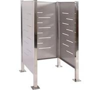Cache-poubelle MENDLER HWC-J55 Range-poubelle, 150x85x85cm métal inox G