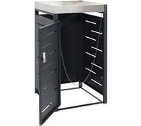 Cache poubelle pour 1 personne MENDLER HWC-H40b 101x51x59 extensible G