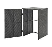 Cache Poubelle widnau pour 1 conteneur avec revêtement polyrotin 109 x 70 x 78 cm 03_0006697