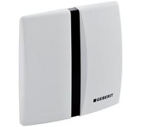 Cache pour Plaque de Commande Geberit pour urinoir infrarouge Blanc Alpin Zinc moulé sous pression