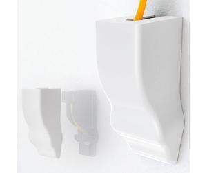Cache pour traversée de mur en fibre optique - Blanc - Compatible avec Langmatz MD 256-13 mm - Remplacement pour le numéro de matériau Telekom 40928145 - Couvercle de protection pour le raccordement