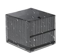 Cache pour unité de climatisation extérieure,Barrière Protectrice en - Couvre-climatiseur avec haut imperméable,Protection Anti-Feuilles Débris Toute Saison Jardin