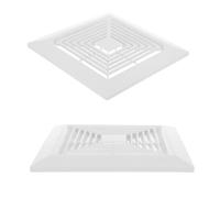 Cache pour Ventilateur Extracteur de Plafond avec Ressorts | Installation sans Outil, Ouverture Main, Étanchéité Renforcée, Adapté aux Environnements Humides