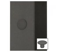 Cache pour vis de blocage M5 - système Cadro - noir HETTICH