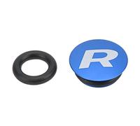 Cache-poussière de pédalier, capuchons anti-poussière de manivelle avec joint en caoutchouc, capuchon d'axe central de vélo de montagne, en alliage d'aluminium creux intégré pour (Cache-poussière