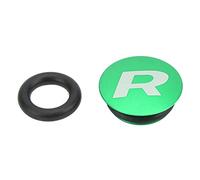 Cache-poussière de pédalier, capuchons anti-poussière de manivelle avec joint en caoutchouc, capuchon d'axe central de vélo de montagne, en alliage d'aluminium creux intégré pour (Couvercle