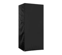 Cache-Poussière De Réfrigérateur Protecteur Noir Pour Frigo-Congélateur À | Housse Pour Congélateur Vertical Poignée Accessoires Frigo Extérieur Jardin Balcon Terrasse
