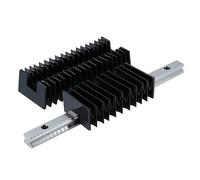 Cache-poussière for guide linéaire CNC HGR15 HGR20 HGR25 HGR30 adapté à un taux de compression de 10:1 manchon de protection résistant à l'usure(For HGR25,Length-1350mm)