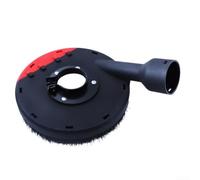 Cache-poussière pour meuleuse d'angle avec interface sous vide de 45 mm, couvercle en PC pour meuleuses de type 100 et type 125, plage de serrage de 38 à 43 mm pour coupe de béton de pierre (type 125)