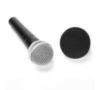 Cache-poussière pour microphone Pour Shure SM58/SM48 Housse en mousse pour pare-brise Filtre anti-pop Réduire les bruits du vent Bouclier de filtre en mousse éponge de remplacement