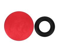 Cache-poussière pour pédalier intégré creux, cache-poussière pour pédalier de vélo, protecteur de boîtier de pédalier en alliage d'aluminium avec double anneau en caoutchouc pour V (Ouverture 22-25