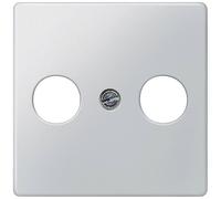 Cache Pr Tv/Rf/Sat Modèle 2 Trous Alu