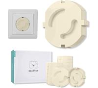 Cache Prise Bébé BEARTOP | À Enficher | Ajustement Idéal & Maintien Ferme | Kit Sécurité Bébé | Protège-Prise Électrique | Garantie de Satisfaction (3 Ans)*
