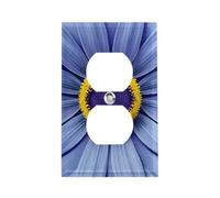 Cache-prise en forme de cœur et d'abeille, plaque murale standard américaine avec vis, en acier inoxydable résistant à la chaleur et aux chocs, pour décoration d'intérieur