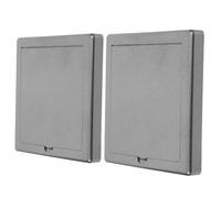 Cache-prise Étanche Type 86 Couvercle Rabattable Ultra-fin | Protection la Poussière Éclaboussures, Plastique Solide, Installation Intérieure et Extérieure, Adapté Jardin et Balcon