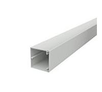 Cache-prise mural-plafond OBO Bettermann avec couvercle, 60x60x2000, 6027105 WDK60060LGR, gris clair RAL 7035