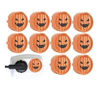 Cache-prises, cache-prise électrique | 10X Couvercle de prise électrique Ghost Smile - Protecteurs de prise électrique, protection de prise de sécurité domestique, capuchons de sécurité à l'épreuve de