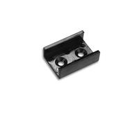 Cache-profilé en aluminium noir en forme de U/V - 1 à 30 pièces/paquet, longueur 0,5 m(2Pcs,U 180 degree)