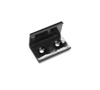 Cache-profilé en aluminium noir en forme de U/V - 1 à 30 pièces/paquet, longueur 0,5 m(2Pcs,V 180 degree)