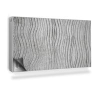 Cache Radiateur 110x60 cm Protège et Décore pour Salon et Cuisine Couverture Magnétique Facile à Installer Tapis Design pour Radiateurs - Texture Brute de Lignes irrégulières