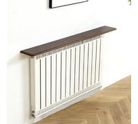 Cache-radiateur 130 cm Étagère supérieure élégante pour chauffage domestique Comprend des vis/supports Solution d'économie d'espace pour le salon Compatible avec radiateurs de 100 à 180 cm