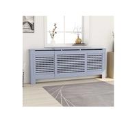 Cache-radiateur Couverture Housse Salon Salon Salle de Séjour Blanc MDF vidaXL