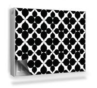 Cache Radiateur 80x60 cm pour Salon et Cuisine Couverture Magnétique Tapis Design pour Radiateurs Facile à Installer Protège et Décore - Motif géométrique, Arabesque, Fleurs