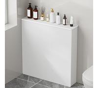 Cache-radiateur à occlusion élégante - Armoire chauffante décorative avec étagère de rangement, cachent les tuyaux, parfait pour le salon, la chambre à coucher et la cuisine, 60 x 50 x 15 cm