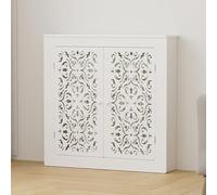 Cache-radiateur avec 2 portes, étagère moderne pour salon, bureau, armoire chauffante de protection, installation facile