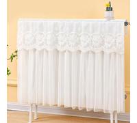 Cache-radiateur avec broderie florale élégante pour un environnement magnifique et poussiéreux (180 cm)