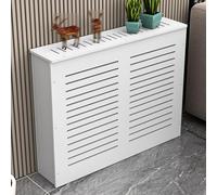 Cache-radiateur avec étagère de rangement, armoire chauffante décorative pour cacher les tuyaux pour le salon et la chambre à coucher