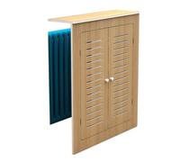 Cache-radiateur avec étagère de rangement, armoire chauffante moderne en MDF pour la maison, le bureau, la cuisine, la chambre, la salle de bain, le couloir, le salon