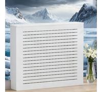 Cache-radiateur avec étagère, grille à persiennes pour cacher les radiateurs et tuyaux disgracieux pour le salon