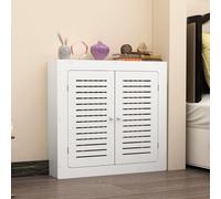 Cache-radiateur avec étagères - Panneaux décoratifs pour unités de chauffage - Solutions de rangement élégantes pour la maison et le bureau - Boîtiers de radiateur à vapeur