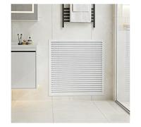 Cache-radiateur avec Grille à Persiennes Amovible Couvre Chauffage Radiator Cover Salle Bain Cuisine(31.50 x 23.62in/800 x 600mm)
