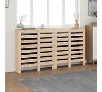 Cache-radiateur Blanc 169x19x84 cm Bois Massif Pin Couverture Chauffage vidaXL