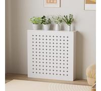 Cache-radiateur blanc moderne, armoire d'occlusion décorative pour salon et chambre, étagère de chauffage cachée élégante, décoration de couloir pour la maison, bouclier de radiateur fonctio