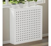 Cache-radiateur Blanc Moderne, Cache Radiateur, Housses De Radiateur pour Vieux Radiateurs, Housses De Radiateur Modernes en Bois pour Salon Et Salle De Bain.(90 * 70 * 20cm)