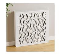 Cache-radiateur blanc ventilé décoratif pour salon, couloir, salle de bain, bureau, armoire chauffante de protection pour cacher les tuyaux encombrés