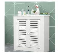 Cache Radiateur Bois Couverture avec Lattes et Étagère Supérieure Armoire Espace Rangement Couvre Chauffage Maison Salle Bain Chambre(60x70x15cm/23.62x27.56x5.91in)