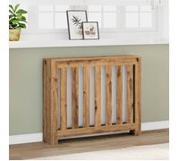 Cache radiateur chêne artisanal 104x20x82 cm bois d ingénierie