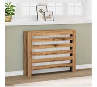 Cache radiateur - Chêne artisanal - Bois d'ingénierie - Design moderne - 104x20x82 cm