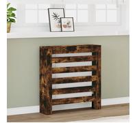 Cache radiateur chêne fumé 78x20x82 cm bois d ingénierie