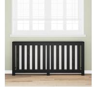 vidaXL Cache-radiateur Chêne Noir 175x20x82 cm Bois d'ingénierie
