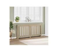 vidaXL Cache-radiateur chêne sonoma 175×20×82 cm en bois d'ingénierie