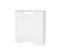 Cache-radiateur design panneau 78 x 19 x 82 cm MDF blanc