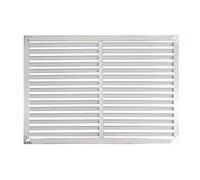 Cache Radiateur en Aluminium, Coffrage Cache Tuyau Mural pour Vieux Radiateurs, Étanche, pour Maison, Salon, Chambre(Gray,60x90cm/24x35in)